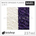 美國 Liquitex 麗可得 White opaque flakes 白鱗片 237ml